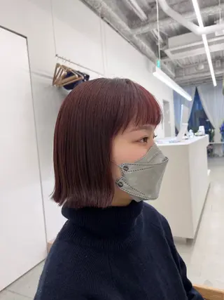 カラー Asumi/丸の内 /ブリーチ/花屋併設のヘアスタイル