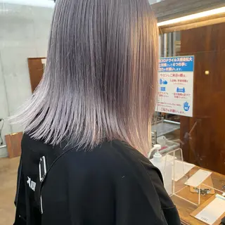 ミディアム カラー ハイトーン/デザイン hirokiのヘアスタイル