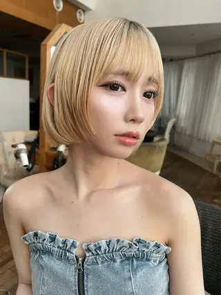 ショート カラー 望月威吹/表参道/レ イヤー/似合わせのヘアスタイル