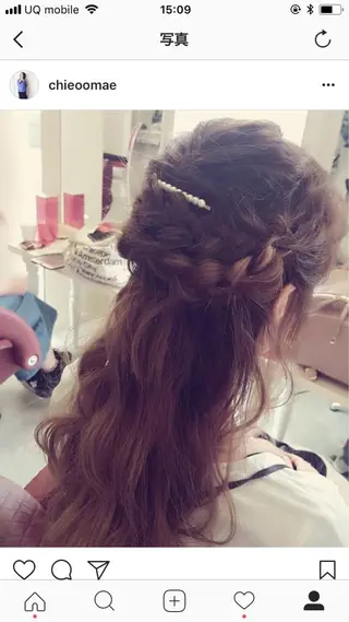 ヘアアレンジ chie 。のヘアスタイル