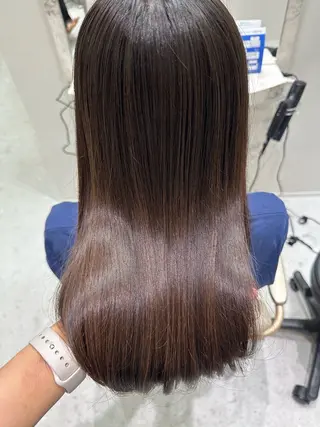 ロング パーマ 韓国レイヤー✨ yasuko銀座のヘアスタイル