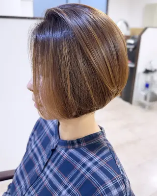 ショート カラー 辻杏樹 /エイジングケアのヘアスタイル