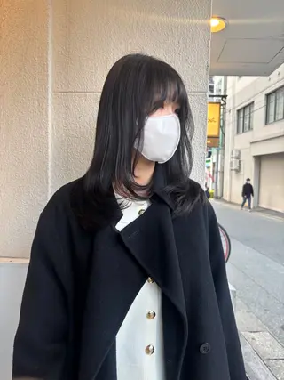 ミディアム saya/似合わせ /透明感カラーのヘアスタイル