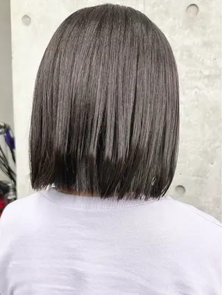ミディアム ボブ/ゆるふわ ボブパーマ/とういのヘアスタイル