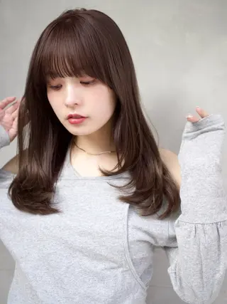 ロング カラー 越後 遥/ 透明感カラー🪞🤍のヘアスタイル