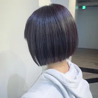 ショート ヘアアレンジ カラー 🖤小顔ボブ/ウルフ レイヤー🖤山本諒のヘアスタイル
