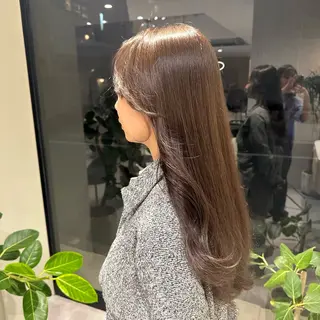 ロング カラー 地毛風縮毛矯正/ コウノリナのヘアスタイル