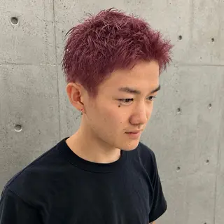 メンズ ブリーチなしダブル カラー特化🫧きののヘアスタイル