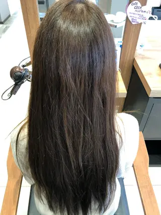 ロング パーマ ディレクター ノナカのヘアスタイル