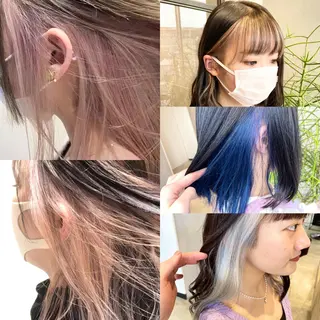 ミディアム カラー ハイトーン×レイヤー ／遠藤将太のヘアスタイル