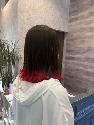 ミディアム カラー 🫟Blanco🫟 Color&Careのヘアスタイル