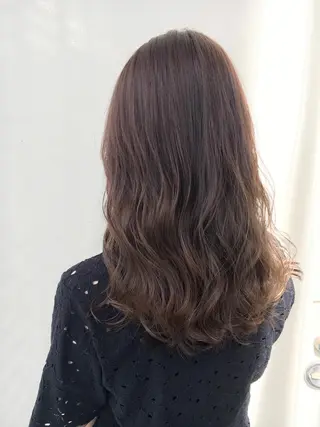 セミロング カラー パーマ ヘアアレンジ Zina福岡天神🪞 髪質改善🪞レイヤーのヘアスタイル