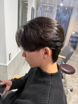 ミディアム パーマ メンズ メンズカットパーマ ✂️ JOYAのヘアスタイル