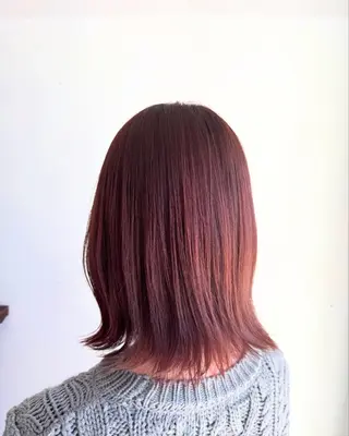 ミディアム カラー 大塚 しおりのヘアスタイル