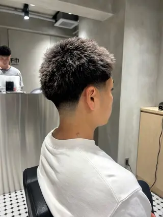 ショート メンズ 【明大前フェード/ メンズパーマ/岳】のヘアスタイル