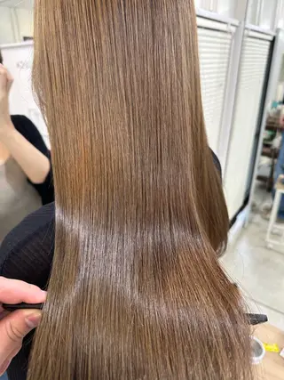 ロング カラー 髪質改善/レイヤー ストウシンゴのヘアスタイル