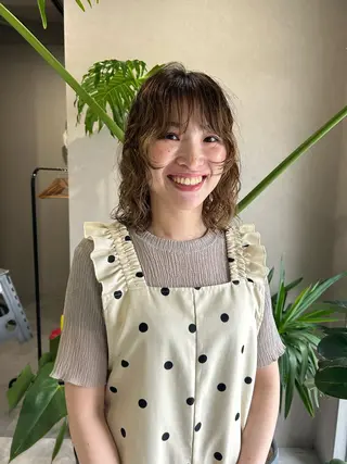 ミディアム パーマ ITO AYUMIのヘアスタイル