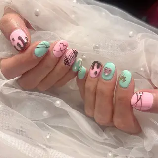 ネイル あ きのネイルデザイン