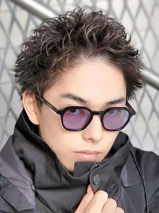 ショート パーマ 八原 良来のヘアスタイル