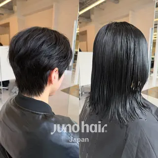 メンズ 韓国式ダウンパーマ 🇰🇷櫻井健のヘアスタイル