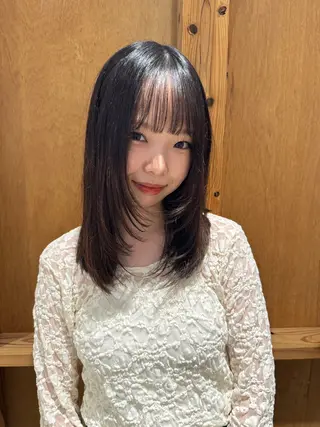 セミロング funnu୨୧ えりんのヘアスタイル