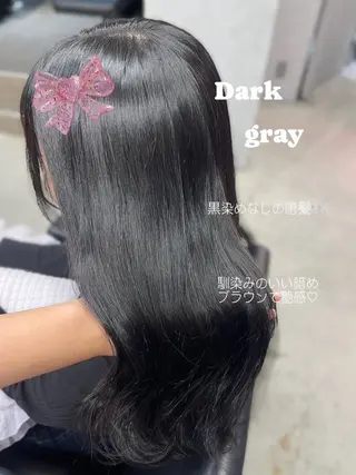 ロング 透明感/グレージュ /韓国レイヤー🪽のヘアスタイル