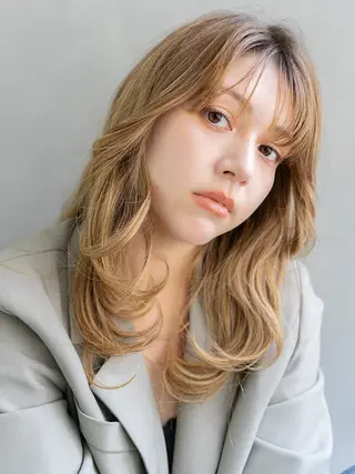 セミロング パーマ ヘアアレンジ ✨🧸チバ ダイスケ🧸✨のヘアスタイル
