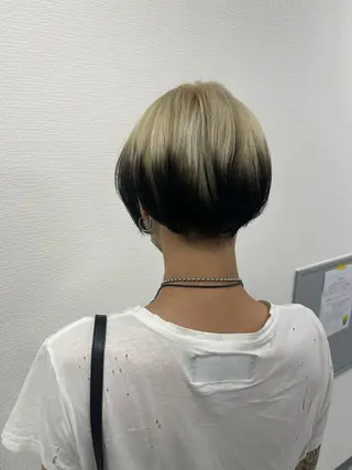 ショート コテ巻き風パーマ 🦋にこ🦋のヘアスタイル