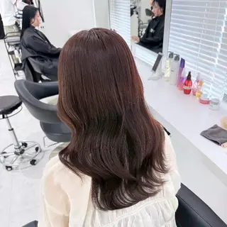 カラー 🤍ブリーチなし ブラウンhimi🤍のヘアスタイル