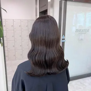 ロング カラー ウルフカットマスター みつきのヘアスタイル