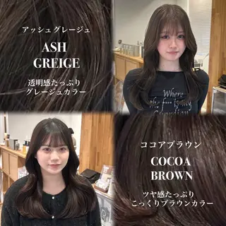 ロング カラー 韓国ヘア ‎⟡.·KANA🐥のヘアスタイル