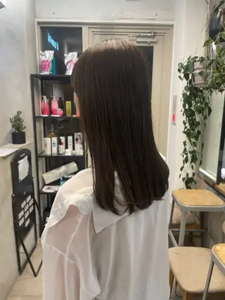 ミディアム カラー 赤み消し×透明感 /🌙suwa🌙のヘアスタイル