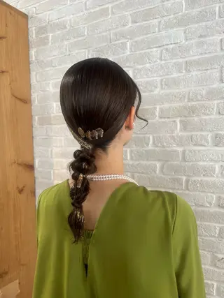 セミロング ヘアアレンジ Topstylist YUKIのヘアスタイル