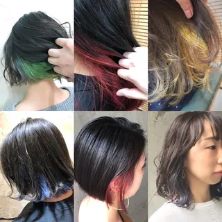 ミディアム カラー 髪質改善/レイヤー ストウシンゴのヘアスタイル