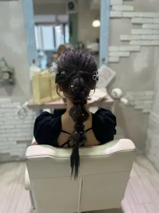 ヘアアレンジ 坂口 愛のヘアスタイル