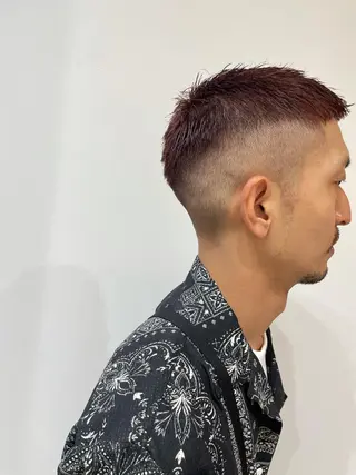 カラー メンズ メンズカット クドウユウキのヘアスタイル
