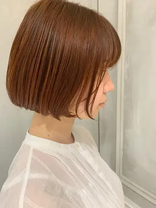 ショート オリーブ カラー✨有坂映哉のヘアスタイル