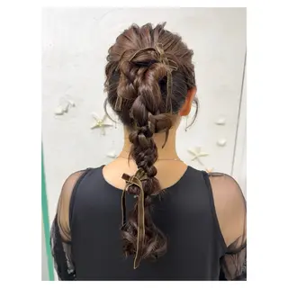 ヘアアレンジ ヘアセット/六本木/ Tomomiのヘアスタイル