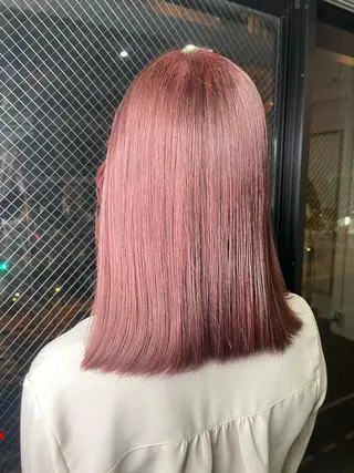 ミディアム カラー 安田和洋 ブリーチカラー特化のヘアスタイル