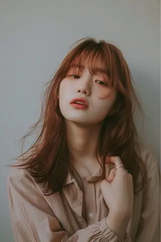 カラー 顔まわり/W カラー/リョウのヘアスタイル