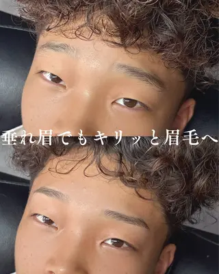 メンズ アイブロウ 18日空きあり Yusukeの眉毛・アイブロウイメージ