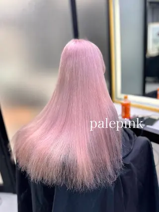 ロング カラー エクステ🩵ブリーチ 韓国ヘア🩵KAEのヘアスタイル