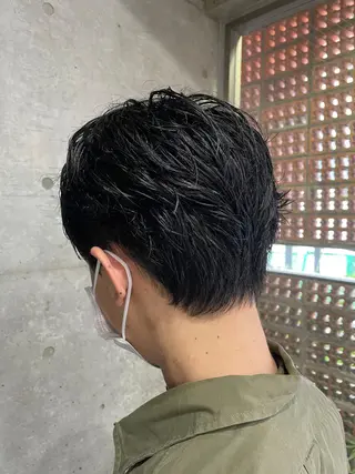 ショート パーマ 吉田一輝 外国人パーマのヘアスタイル