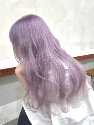 ロング カラー ブリーチ　ハイトーン 特化🌈フジタハルキのヘアスタイル