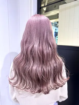 ロング カラー 🧸ブリーチ特化/前 髪/しょうじりか🎀のヘアスタイル