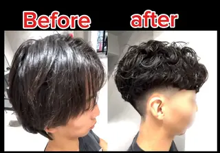 パーマ メンズ 👑駅近メンズサロン パーマ特化北千住👑のヘアスタイル