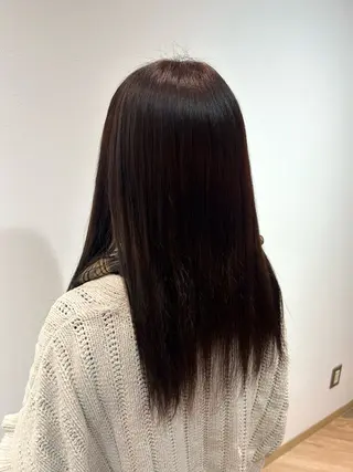 セミロング カラー 加藤 千穂のヘアスタイル