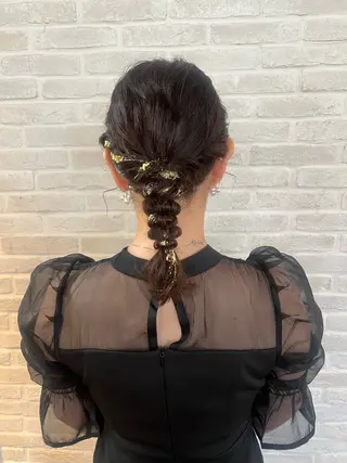 セミロング ヘアアレンジ Topstylist YUKIのヘアスタイル
