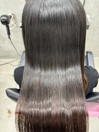 ロング カラー すぐ巻ける縮毛矯正 🍀勝倉　麗のヘアスタイル