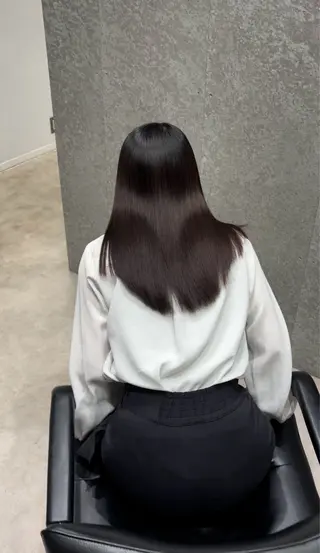 セミロング 髪質改善ヘアケア 艶髪特化/上田のヘアスタイル